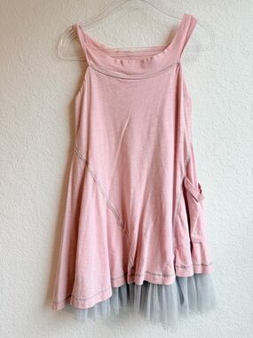 Luna Luna Sleeveless Dress with Tulle Hem and Leggings